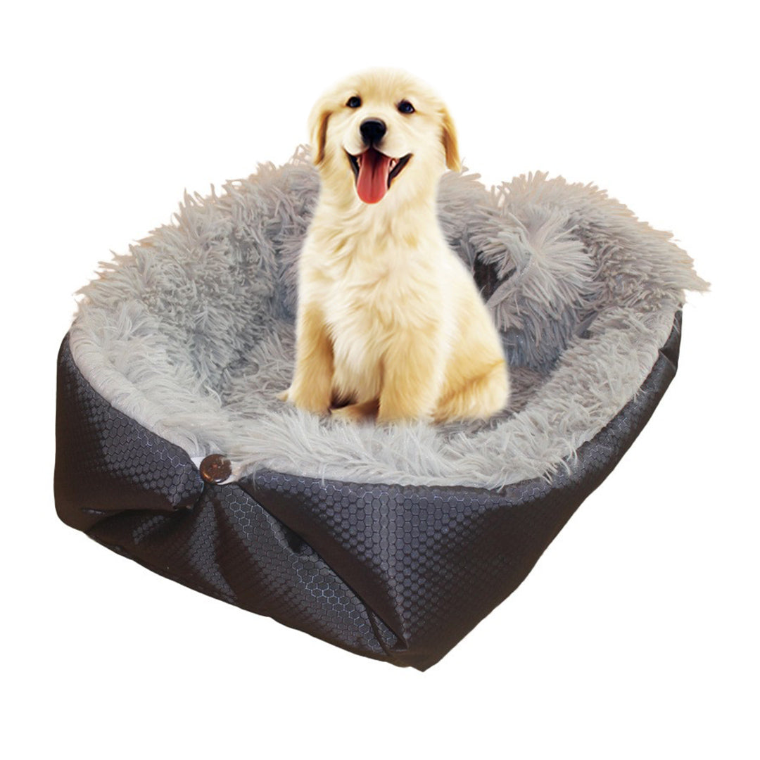 SOGA Black Pet Car Cushion Dual-Purpose Nest