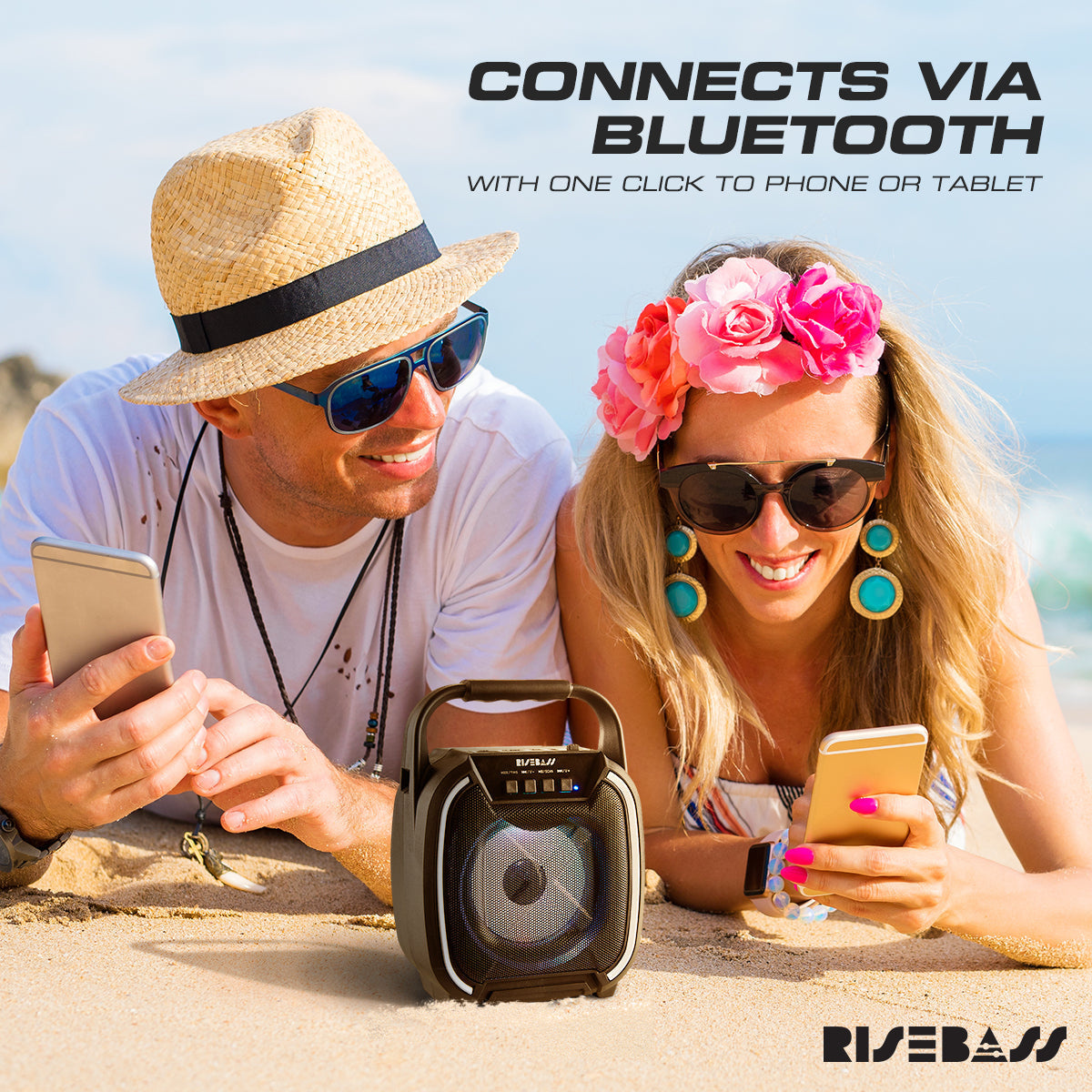 8-inch Wireless Bluetooth Speaker w/ TWS Function