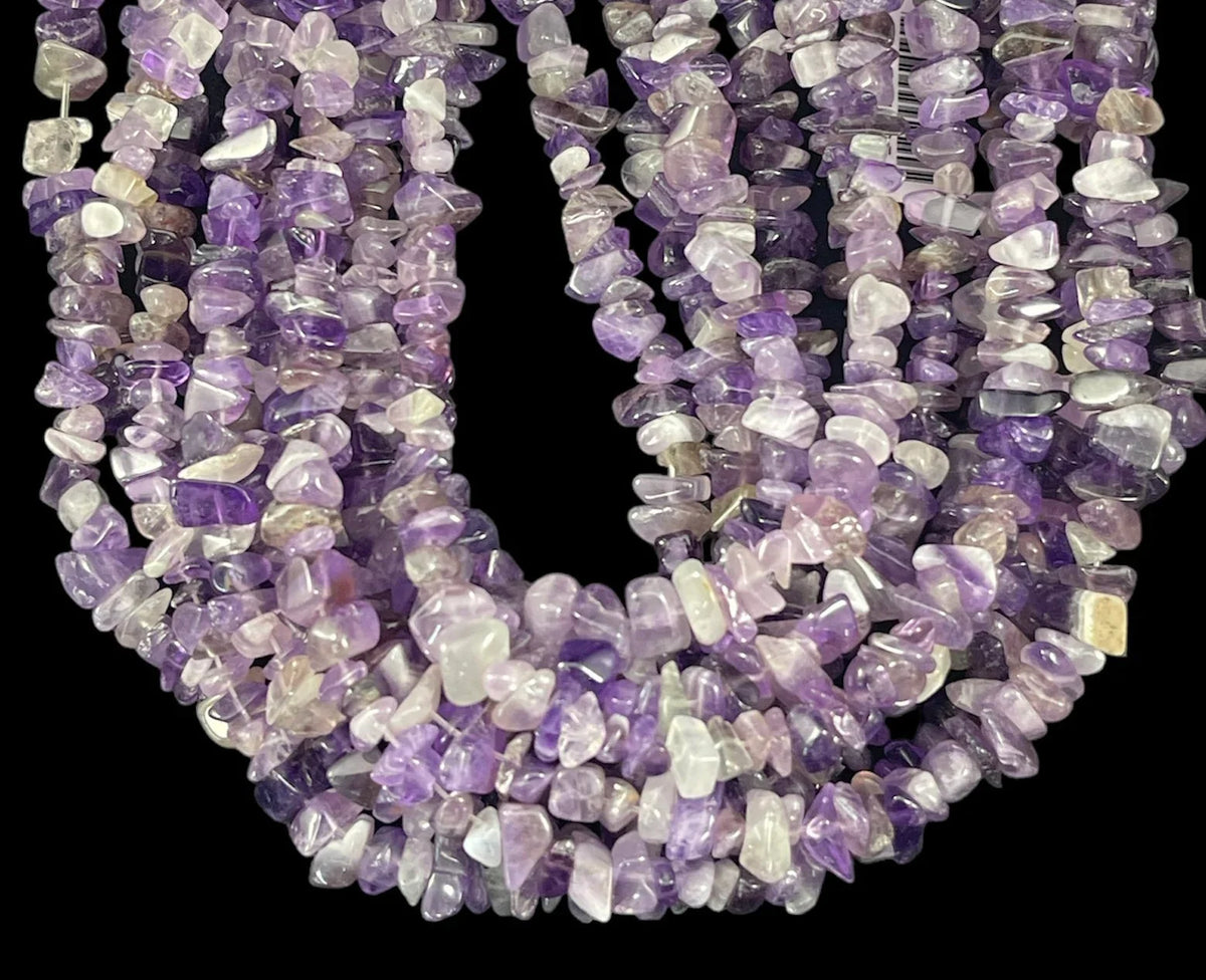 Amethyst 7-10mm Polished Chips